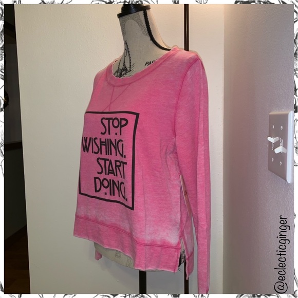 Pink burnout lightweight sweater by Pink Lotus - Picture 3 of 8